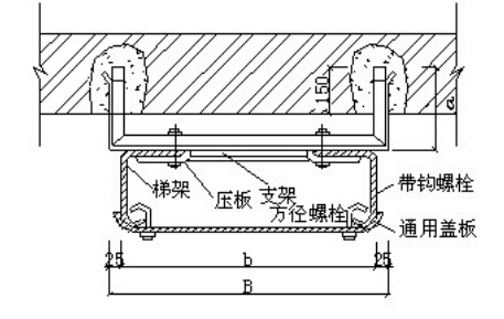 电缆桥架支吊架图